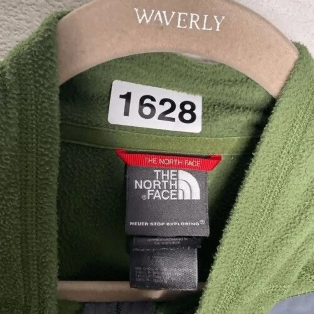 The North Face Mens‎ Size XL Green 1/2 Zip Mocneck Fleece Base Layer Sweatshirt